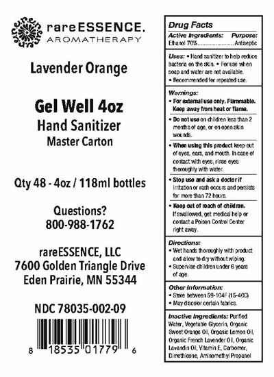 Gel Well Hand Sanitizer 48x4oz (Gel Well Hand Sanitizer Packing Labels 48x4oz)